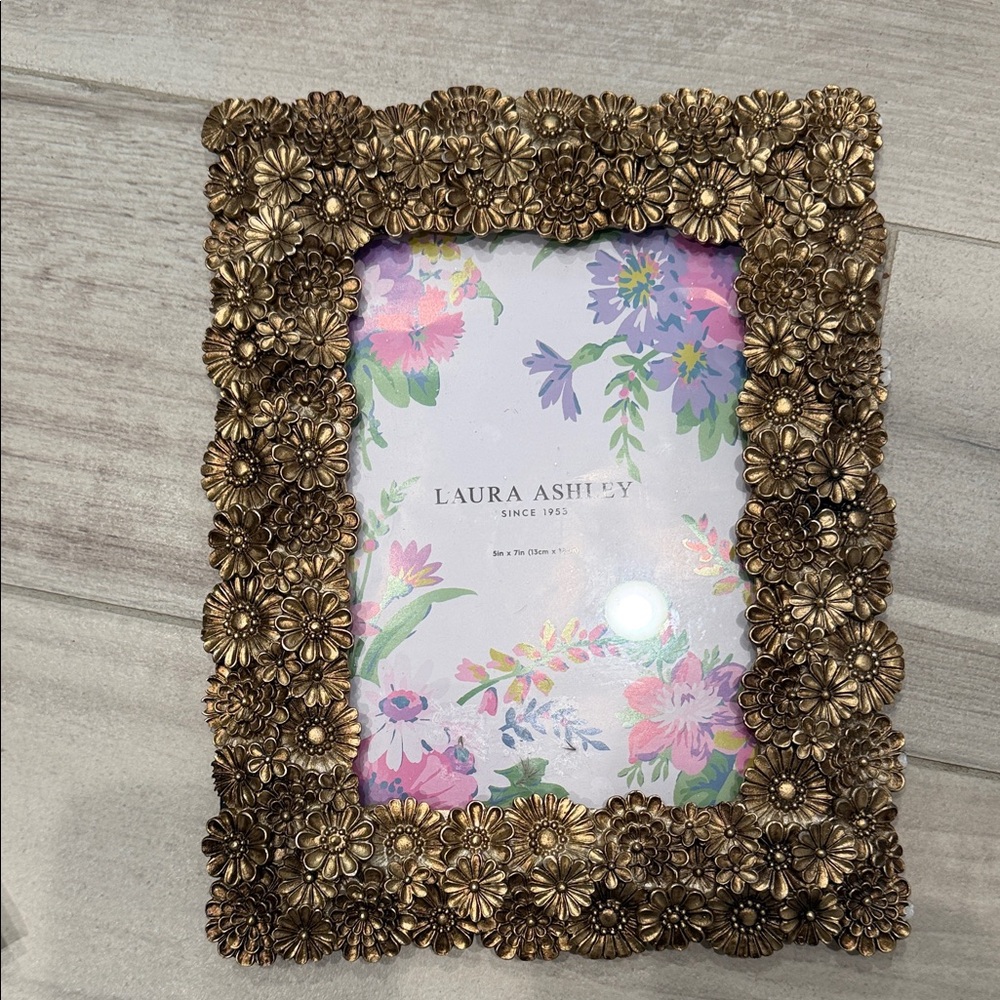 Laura Ashley Bronze Floral Picture Frame